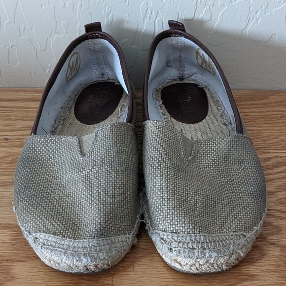 Michael by Michael Kors Espadrille Flats with Leather Trim - Picture 4 of 7